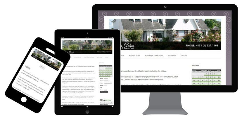 B&B responsive website. Find us in Ratoath, Dublin, Ireland